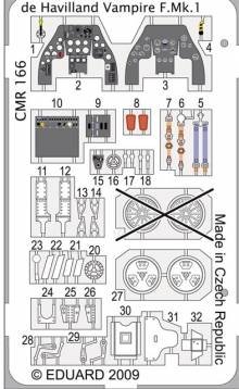 1/72 De Havilland Vampire F Mk.1 Swiss Air Force