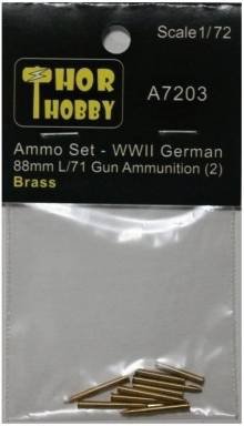 1/72 Ammo Set for WWII German 88mm L/71 Set No.2