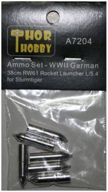 1/72 Ammo Set German WW2 38cm RW61 Rocket Launcher