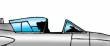 1/48 Hawker Hunter Vacuform Canopy. For Academy kit