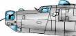 1/48 B-24H/J Liberator Vacuform Canopy. 1 piece. For Monogram ki