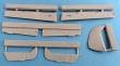 1/48 Bf 109E control surfaces (AIRFIX)