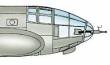 1/72 He 111H late version canopy & nose glazing. For Italeri kit
