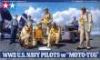 1/48 WWII US Navy Pilots and Moto-Tug Set