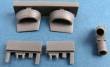 1/72 Alpha Jet Starboard intake and Exhaust nozzle for Airfix/He