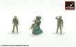 1:72  Soviet pilots (modern frontline aviation) - 3 figures