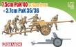 1/72 7.5 cm Pak 40 + 3.7cm Pak 35/36