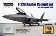 1/48 F-22A Raptor Cockpit set (Hasegawa)