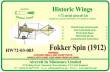 1/72 Fokker Spin (1912)