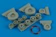 1/48 F-14A Tomcat weighted wheels (HASEGAWA)