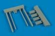1/48 US. Navy polyurethane wheel chock NWC-4/5 - late production
