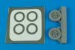 1/72 A-7A/B/E Corsiar II wheels & paint masks (HOBBY BOSS)