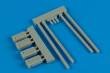 1/32 US. Navy polyurethane wheel chock NWC-4/5 - early type