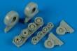1/48 F-14B/D Tomcat weighted wheels (HASEGAWA)