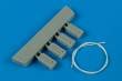 1/48 Universal Navy Wheel Chock with Nylon Rope - late productio