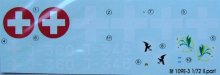 1/72 Decals Bf 109 over Swiss - Part II.