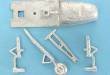 1/72  P-39 Landing Gear and Ballast (Academy)