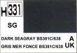 H331 Dark Seagray - Gris mer fonc� BS381C/638