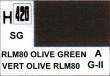 H420 RLM 80 Olivegr�n