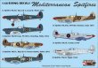1/48 MTO Spitfires (7x camo schemes)