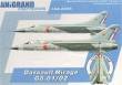 1/72 Dassault Mirage G8.01 French nuclear-armed swing wing fight