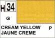 H034 Cream Yellow - Jaune cr�me