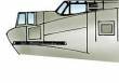 1/72 Consolidated PBY Catalina Vacuform Canopy. Canopy, Nose Tur