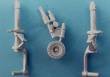 1/48  P-51 Mustang Landing Gear (Tamiya, ICM)