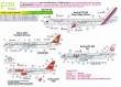 1/144 Boeing 737-400, 757-200, Airbus A321, A320