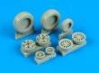1/32 F-16CG/CJ Falcon weighted wheels (ACAD)