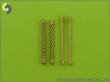 1/35 Browning M2 aircraft .50 caliber barrels 2pcs