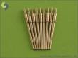 1/700 USN 8"/55 (20.3 cm) Mark 12 barrels (9pcs)