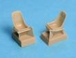 1/48 Bf-109E - Seats without harness (2 pcs.)