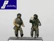 1/72 2x RAF Pilots seated in a/c (90')