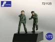 1/72 2x F-16/F-18 pilots standing/boarding