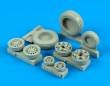 1/32 F-16C/CJ Falcon weighted wheels (TAM)