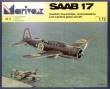 1/72 SAAB 17. WWII Reconnaissance, Maritime Patrol, Dive Bomber