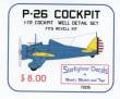 1/72 P-26 cockpit detail set (Revell)