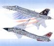 1/48  Abe's Super Stars (F/A-18 & F-14)