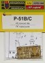 1/72 P-51 B/C - detail PE set