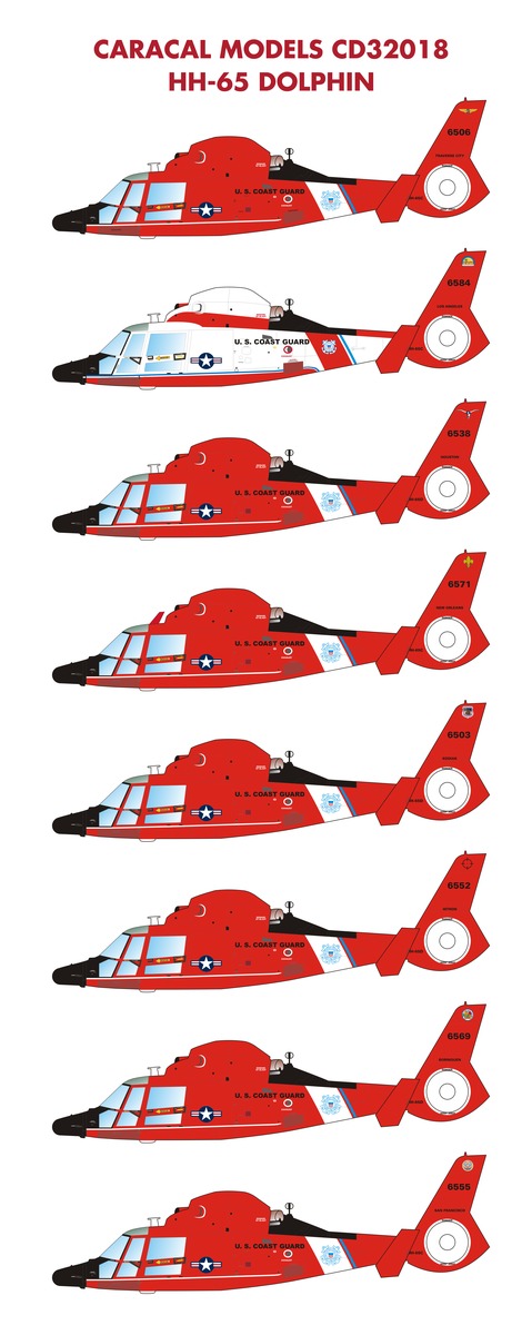 Maquette Trompette 1:35 HH-65C Dauphin - Garde-côtière Américaine, Kit Détaillé