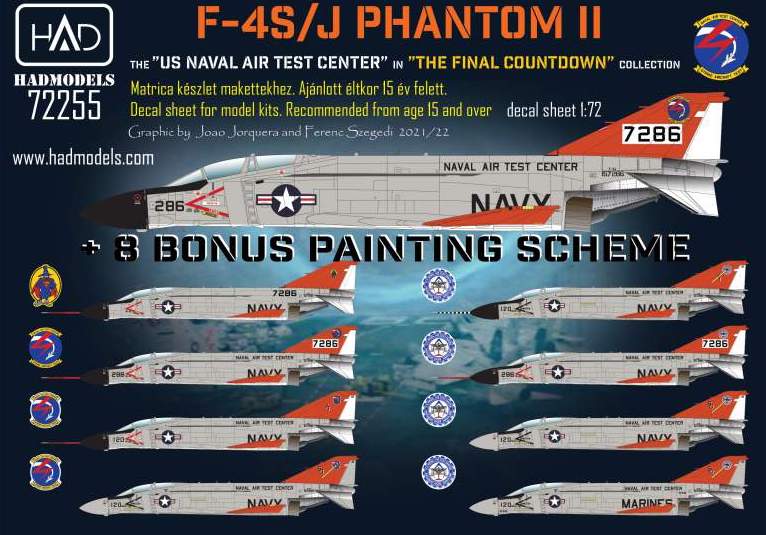 1/72 McDonnell F-4J Phantom US The final Countdown