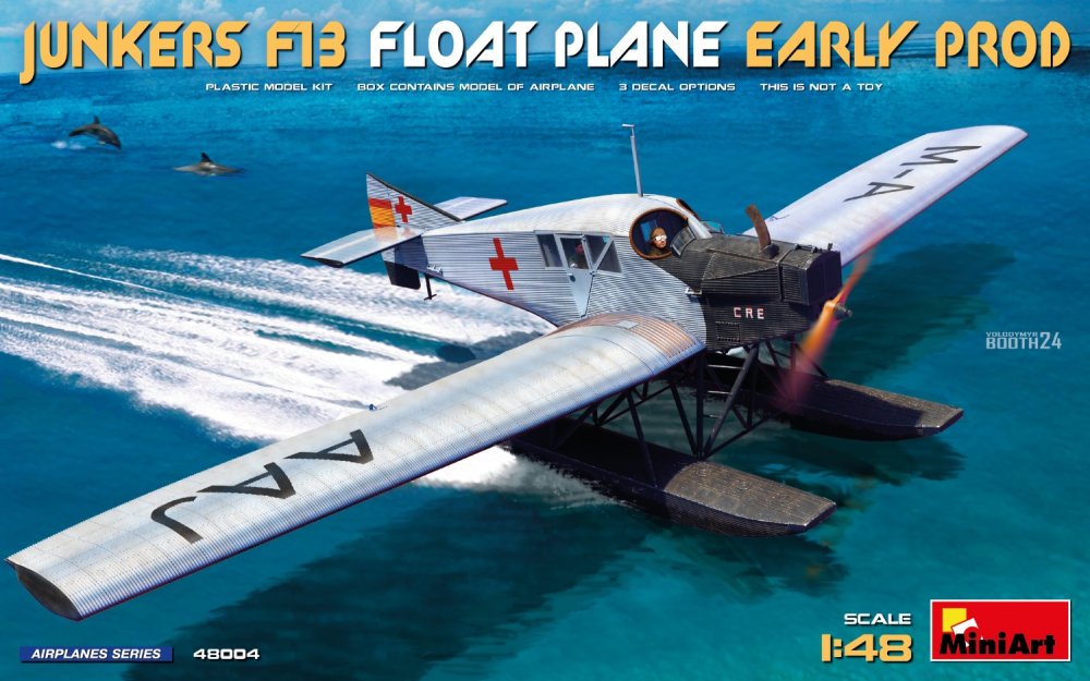 1/48 Junkers F13 Float Plane Early - 1/48 aircraft scale models