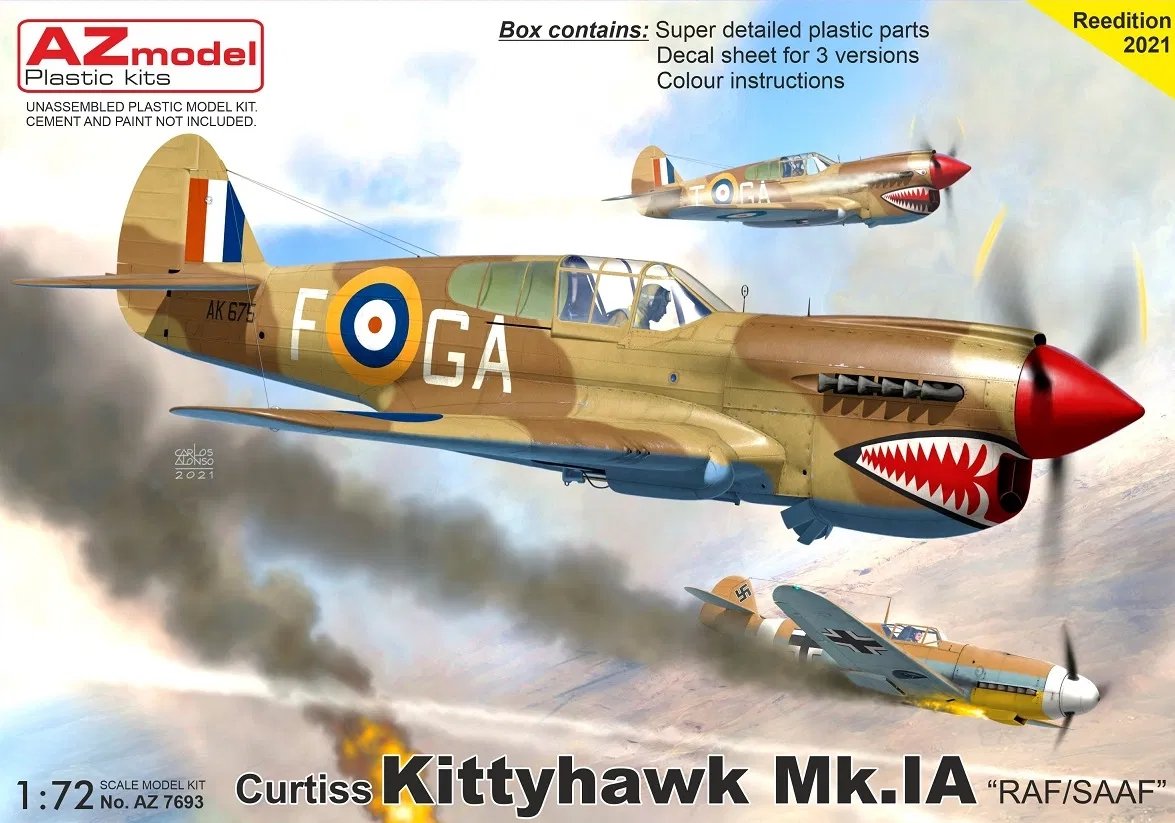 AZ Models 1/72 CURTISS KITTYHAWK Mk.IA "RAF & SAAF" 