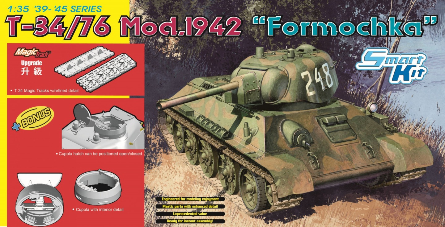 1/35 Soviet T-34/76 Mod.1942 Formochka