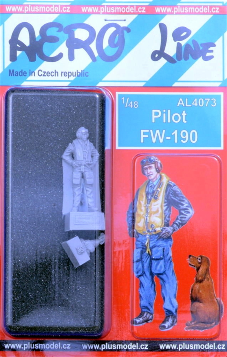 Plus Model AL4073-1:48 Resin Bausatz Pilot FW-190 