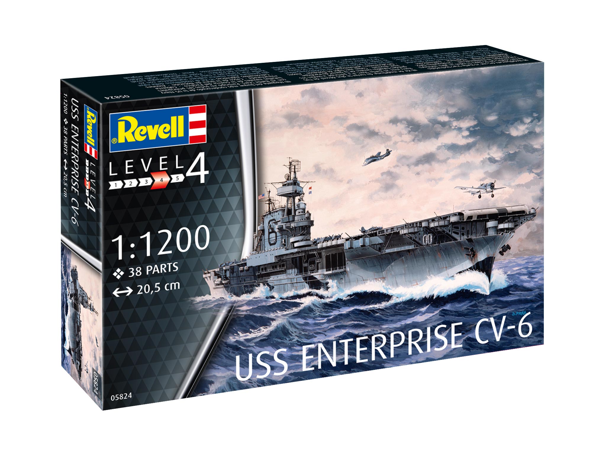Maquette REVELL USS IOWA échelle 1:1200 - Série Mini Ships - Neuf En Boîte