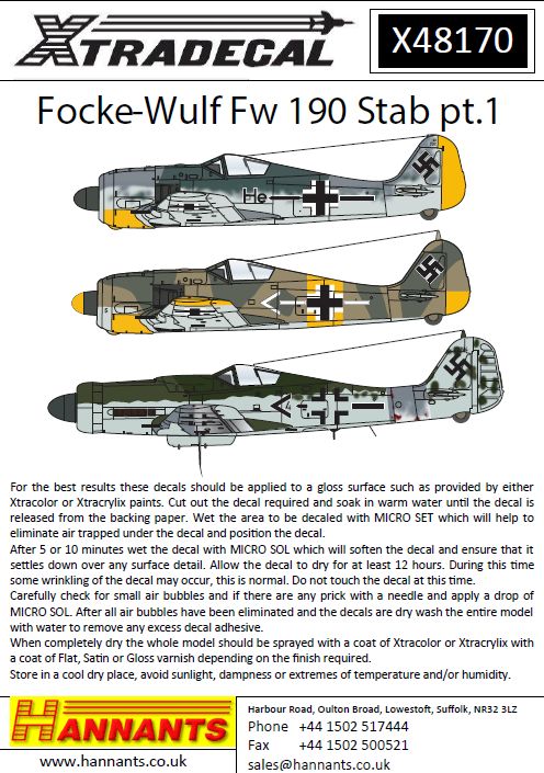 Avion Foke-Wulf FW 190 A5/A8/F8 1/72 Heller + colle et peintures 