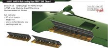 Brassin 1/48 A6M2-N Rufe landing flaps PRINT