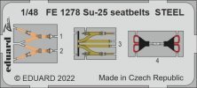 1/48 Su-25 seatbelts STEEL